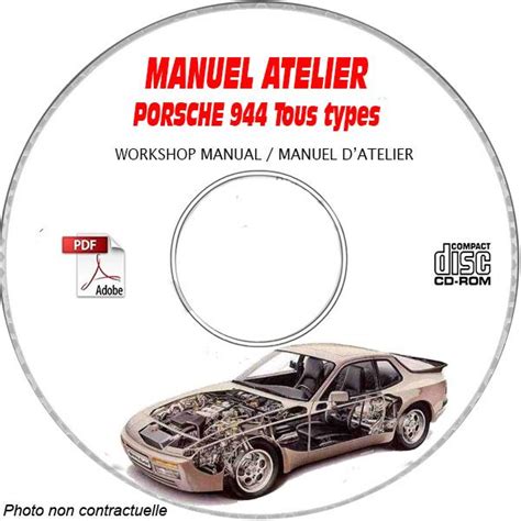 Revue Technique Porsche 944 Tous Types 944 S2 Turbo Manuel Datelier