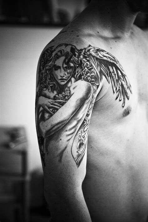 Best Guardian Angel Tattoos Designs Meanings