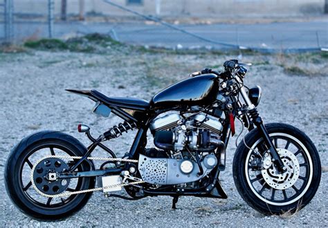 Turbo Sportster Street Tracker By Bryce Schmidt Bikebound