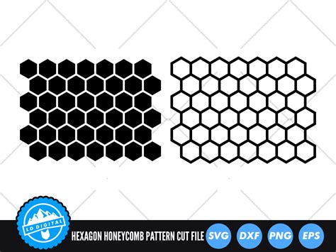 Honeycomb Pattern Svg Seamless Hexagon Pattern Cut File By Ld Digital