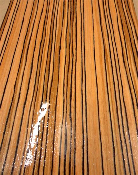 African Zebrawood Composite Wood Veneer 48 X 96 With Paper Backer 1