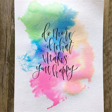 Add A Watercolor Background To Your Lettering Using Tombowusas Dual
