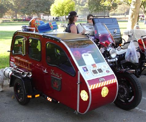 Strange Motorcycle Side Cars Mini Trailersidecar Bakersfield Fire