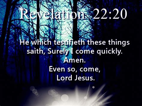 Revelation 2220 Revelation 22 Revelation Scripture
