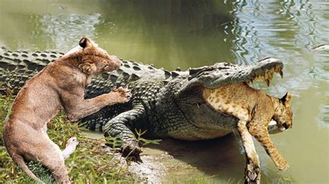 Kİng Lİon Vs Crocodİle Real Fight Tiger Leopard Boar Snake Hippo Rhino
