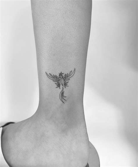 50 Minimalist Tattoo Ideas For Women Secretly Sensational Phoenix Tattoo Feminine Small