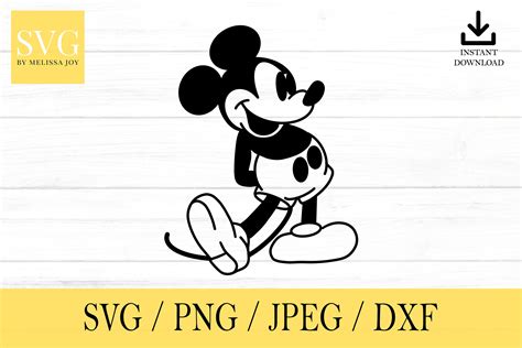 Mickey Mouse Svg Disneysvg Svg Png Dxf Jpeg Digital Etsy