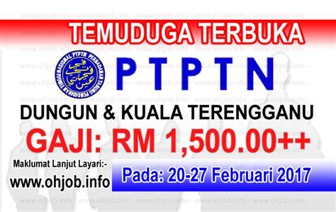 Jawatan terbaru 2017 di malaysia. Temuduga Terbuka PTPTN Dungun & Kuala Terengganu (20-27 ...