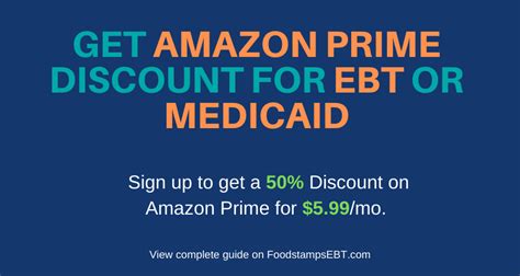 A dependent care deduction when needed for work, training, or education. Get Amazon Prime Discount for EBT or Medicaid - Food ...
