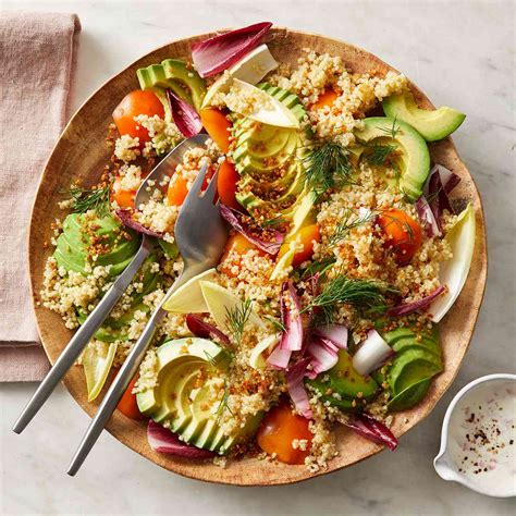 Quinoa Avocado Salad With Buttermilk Dressing Recipe Eatingwell