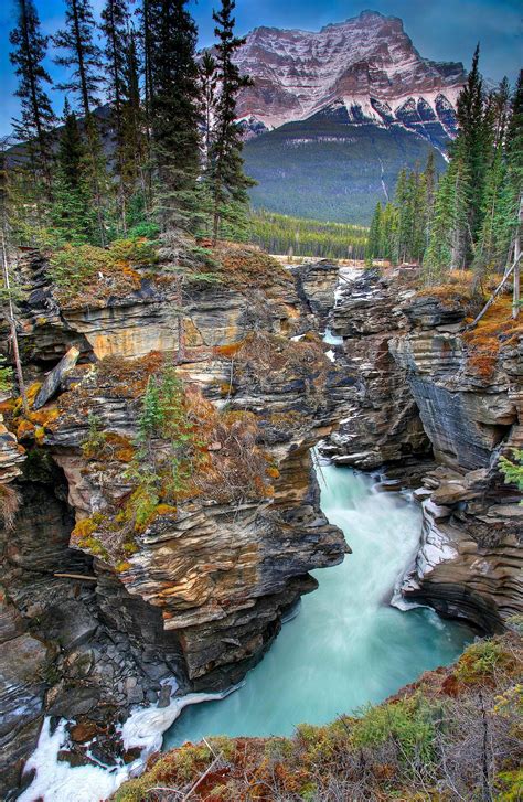 Athabasca Falls Jasper National Park Alberta National Parks National