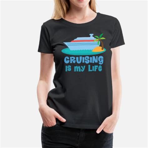 Vacation Cruise Ship Fun Womens Premium T Shirt Spreadshirt