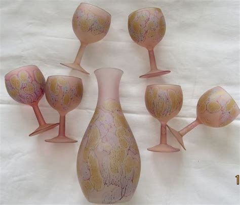 Robert Rueven Brown Nouveau Art Glass Company Drinking Catawiki