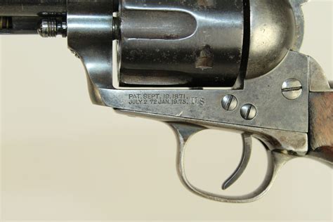 Antique 1st Generation Colt Saa Single Action Army Peacemaker Revolver