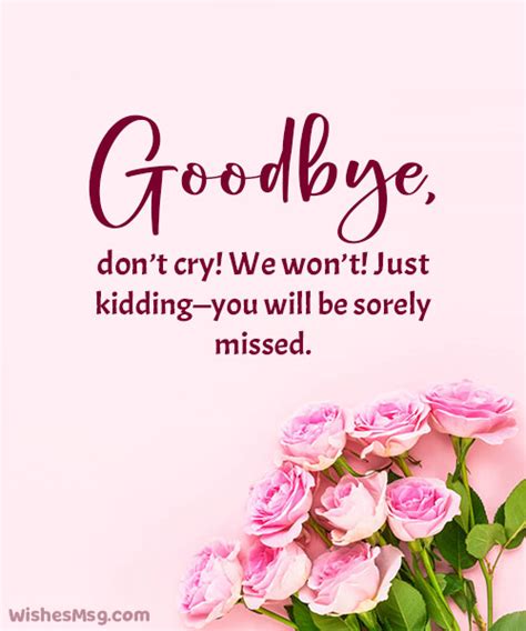 Funny Farewell Messages And Quotes WishesMsg Hot Sex Picture