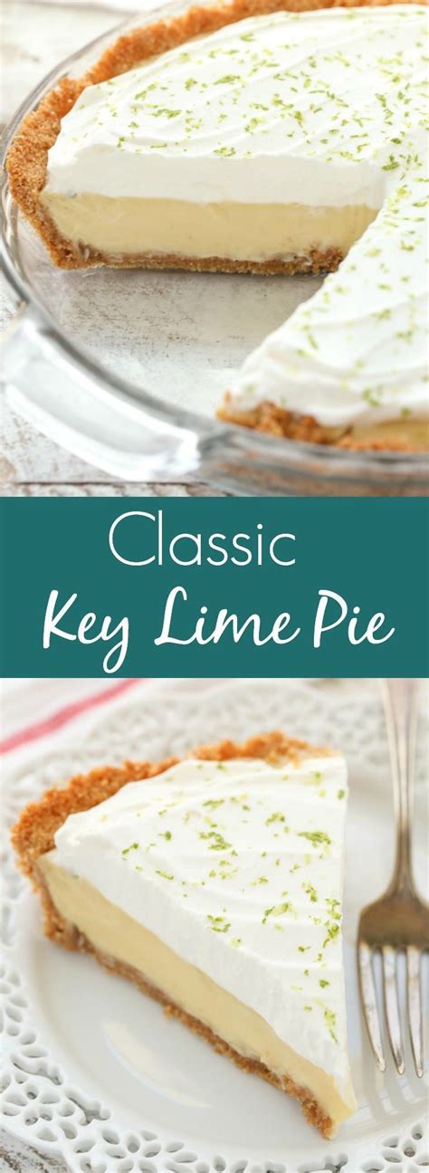 This Classic Key Lime Pie Features An Easy Homemade Graham Cracker