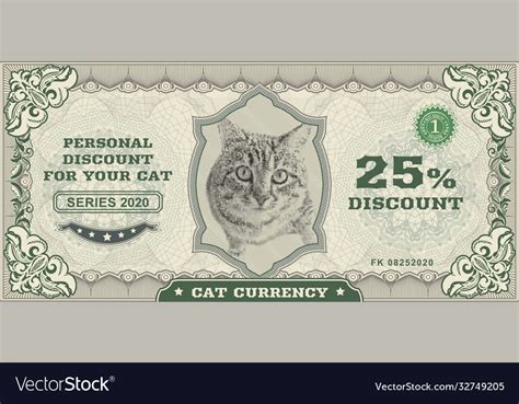 Money Banknotes Fake Money With Tabcat Royalty Free Vector