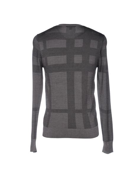 Burberry Sweater In Gray For Men Lyst