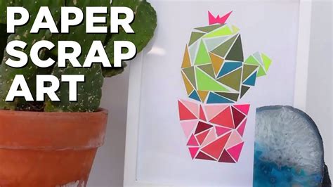 How To Make Art From Paper Scraps Hgtv Youtube