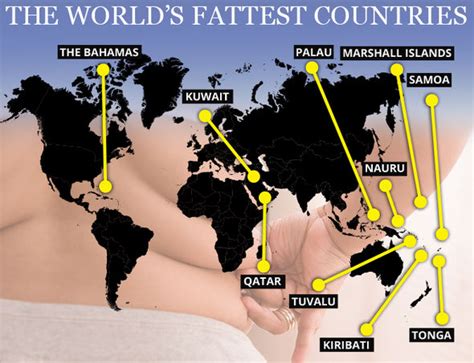 Mapped The Most Obese Countries In The World Travel News Travel