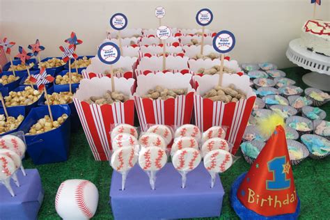 Baseball 1st Birthday Made With Happy