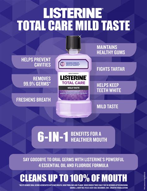 Listerine® Total Care Mild Taste Listerine® Antiseptic Mouthwash