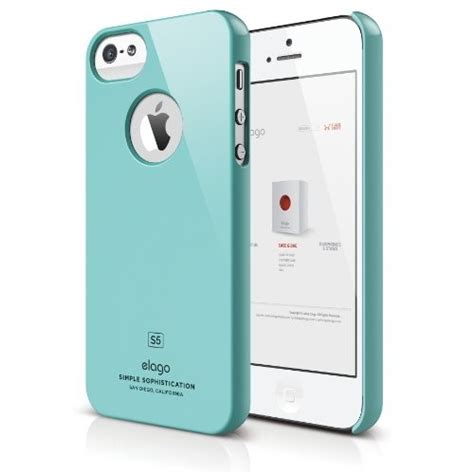 Elago S5 Slim Fit Case за Iphone 5 светлосин Ozonebg