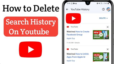 How To Delete Search History On Youtube ৷ Delete Youtube History Youtube