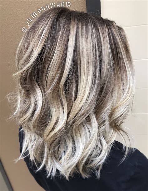 Don't be afraid of the blonde. Hair Highlights - Cool icy ashy blonde balayage highlights ...