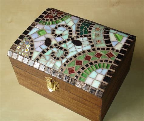 Munis Mosaics Jewellery Boxes Mosaic Crafts Mosaic Art Mosaic