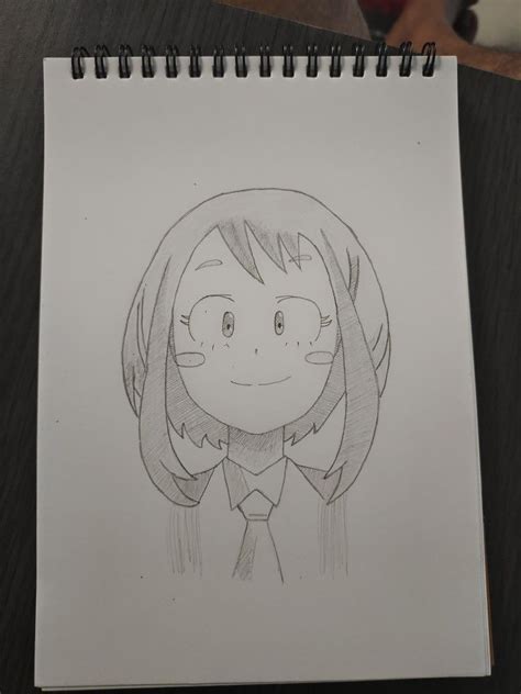 Ochako Uraraka Anime Humanoid Sketch Art