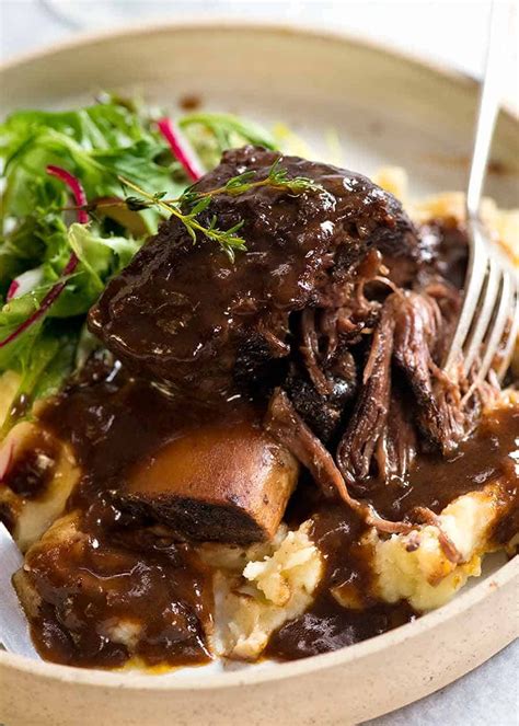 Braised Beef Short Ribs In Red Wine Sauce Recipetin Eats My Recipe