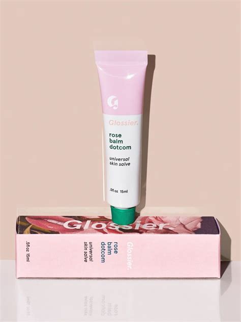 Introducing Glossiers Flavored Balm Dotcoms Glossier Balm Dotcom Glossier Rose Balm Dotcom