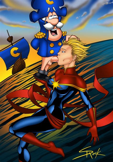 Captain Marvel Carol Danvers Sucking Off Captain Crunch Captain