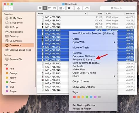 How To Rename Multiple Files At Once In Mac Os X Yosemite Mac Os Tips