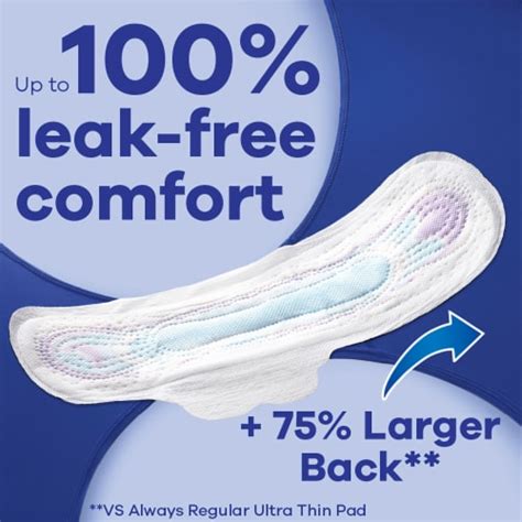 Always Ultra Thin Pads With Wings Extra Heavy Overnight Absorbency Size