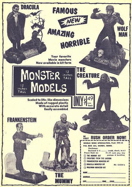 News From The Front Toys In The Attic Aurora Monster Models Of The