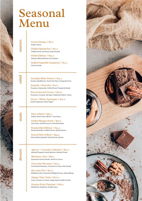 Seasonal Menu For Restaurants Meaning And Examples