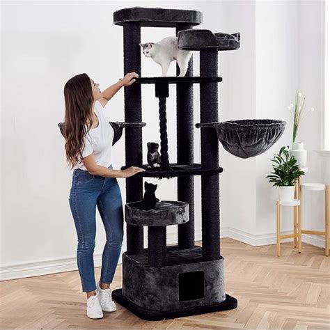 Huge Cat Tower For Large Cats With Big Baskets