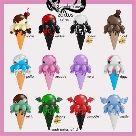 Zoctus Key Vinyl Octopus Ice Cream Art Toys For The Kawaii Flickr