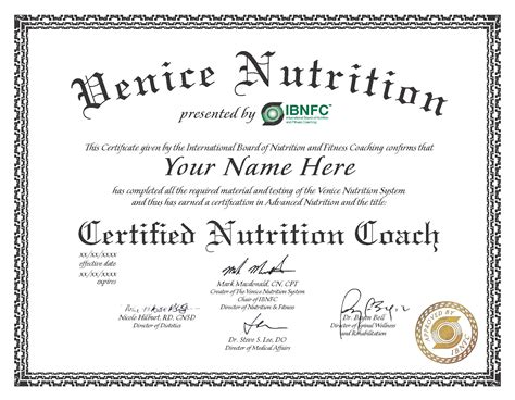 Nutrition Certification Information Become A Nutrition Coach Today Venice Nutrition