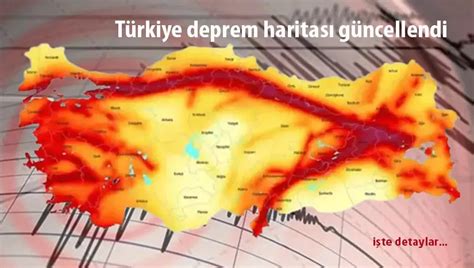 Türkiye deprem haritası güncellendi işte MTA diri fay hatları haritası