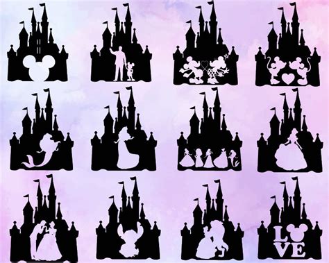 Buy Castle Svg Bundle Castle Clipart Mickey Minnie Mouse Svg Magic