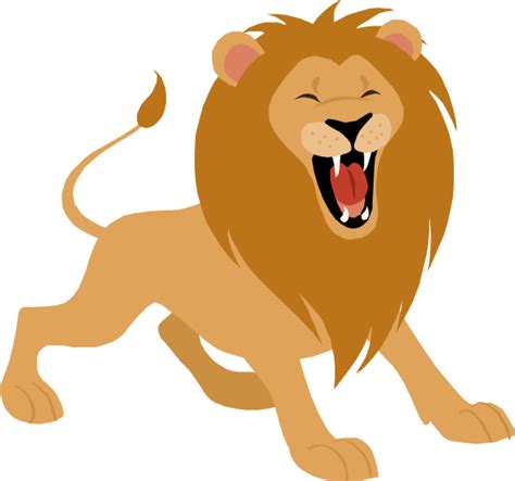 Cartoon Lion Roaring Clipart Best