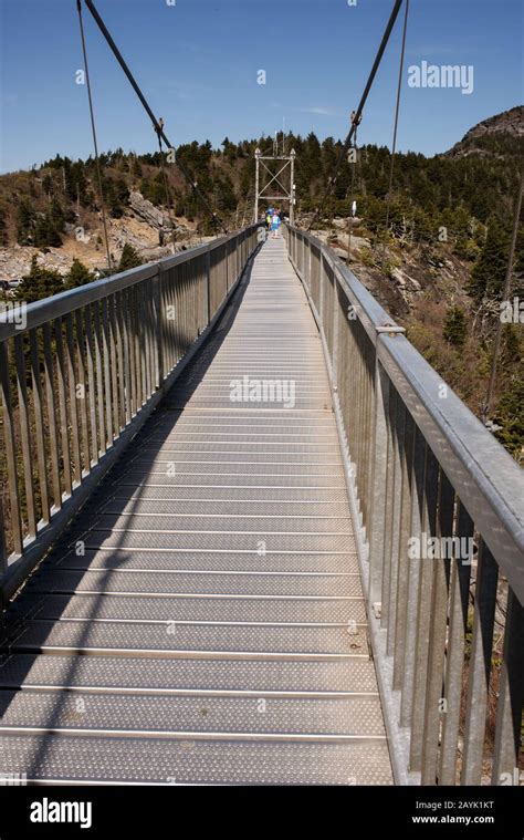 The Mile High Swinging Bridge Is A Popular Attraction At Grandfather