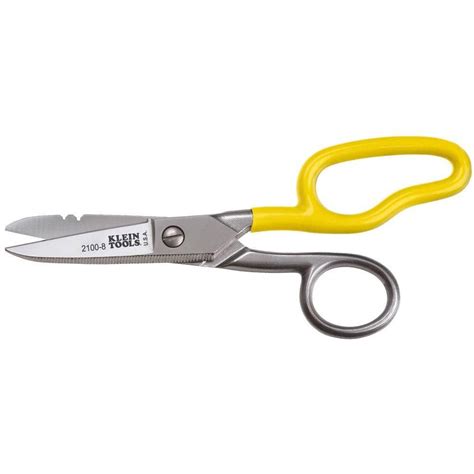 Klein Tools Electricians Scissors 2100 8 The Home Depot