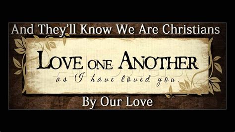 They have different subject and object forms (except you, it and one. They Will Know We Are Christians By Our Love (Arrangement ...