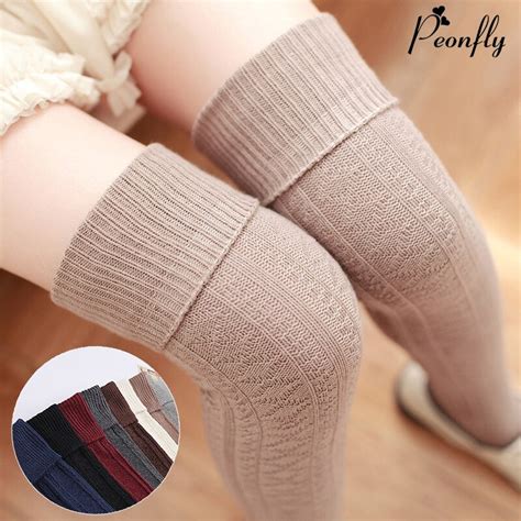 Thickness Women High Quality Needle Cotton Knee High Long High Tube