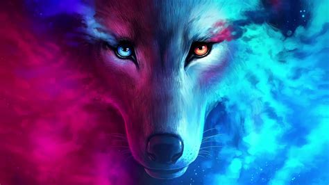 Free Download Cosmic Wolf Wallpaper In 1280x720 Resolution 1280x720