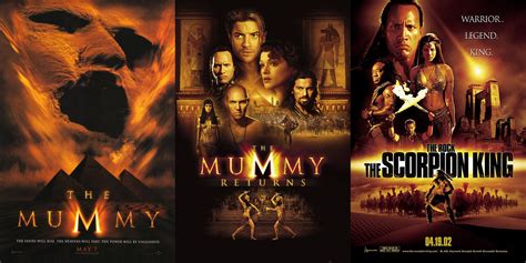 The Mummy 1999 The Mummy Returns 2001 The Scorpion King 2002